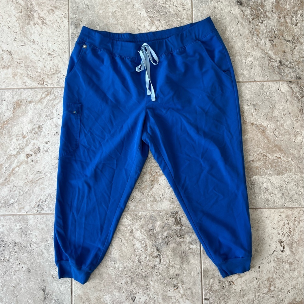 FIGS Zamora Jogger Scrub Pants in Royal Blue, 3XL/P